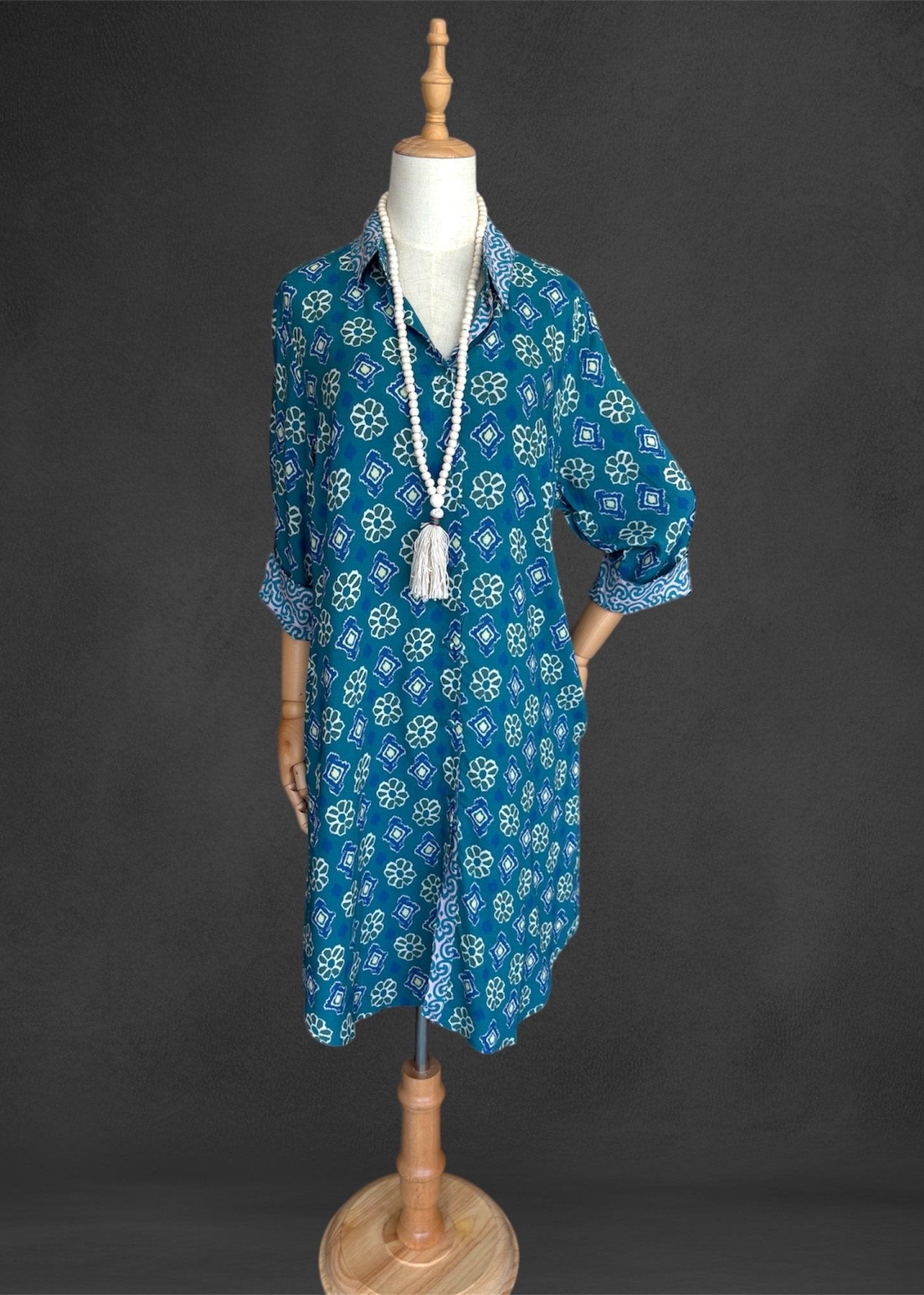 summer dress; beach dress; shirt dress ; casual dress ;cotton dress ;everyday dress; midi dress; viscos dress ;colorful dress ; relax dress; comfortable dress