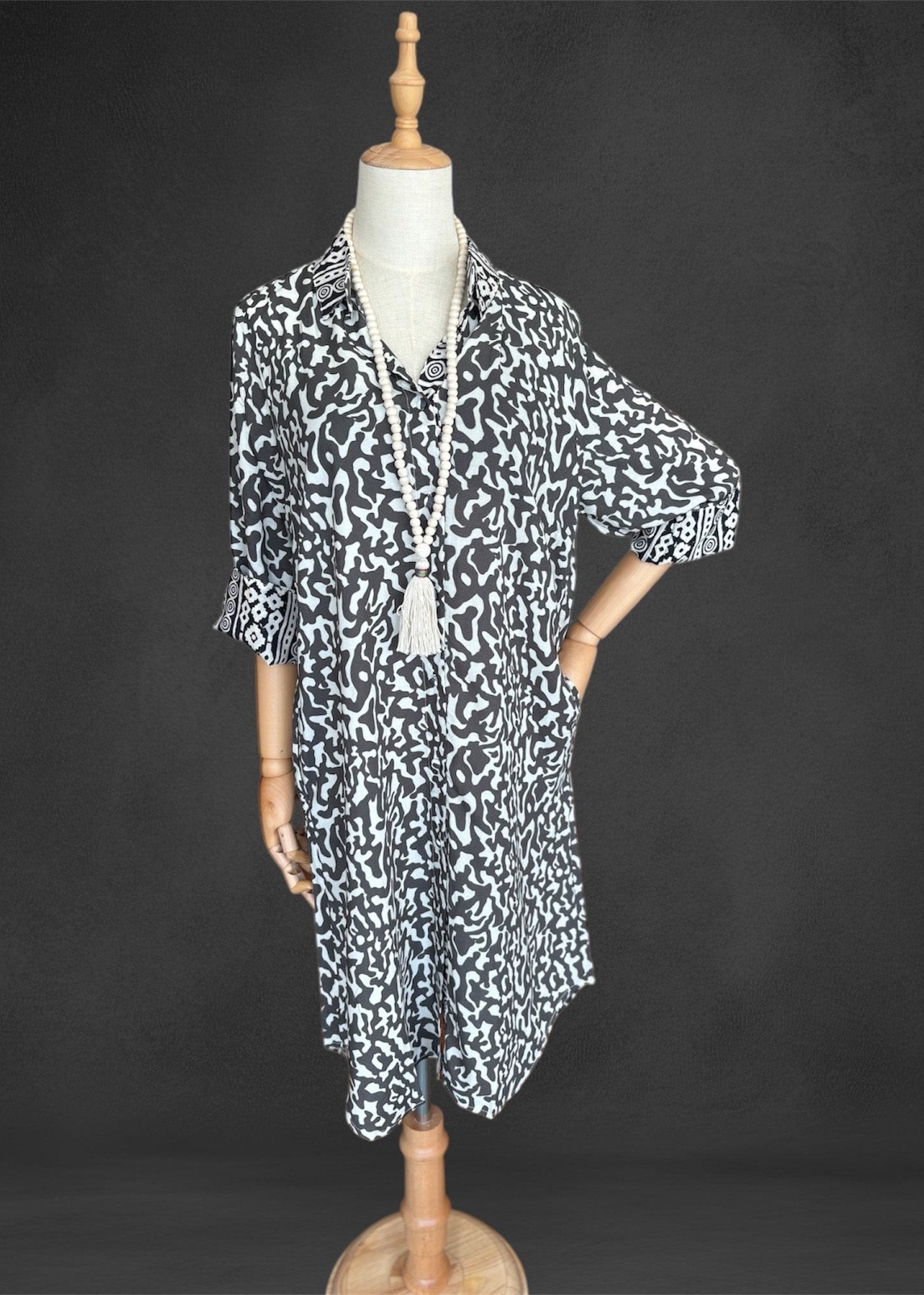 summer dress ; beach dress ; boho dress ; resort stye ; black and white dress ; comfortable dress ; casual dresssummer dress; beach dress; shirt dress ; casual dress ;cotton dress ;everyday dress; midi dress; viscos dress ;colorful dress ; relax dress; co