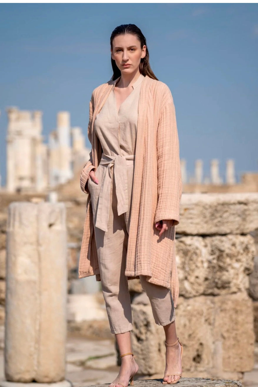 Linen Gauze Robe