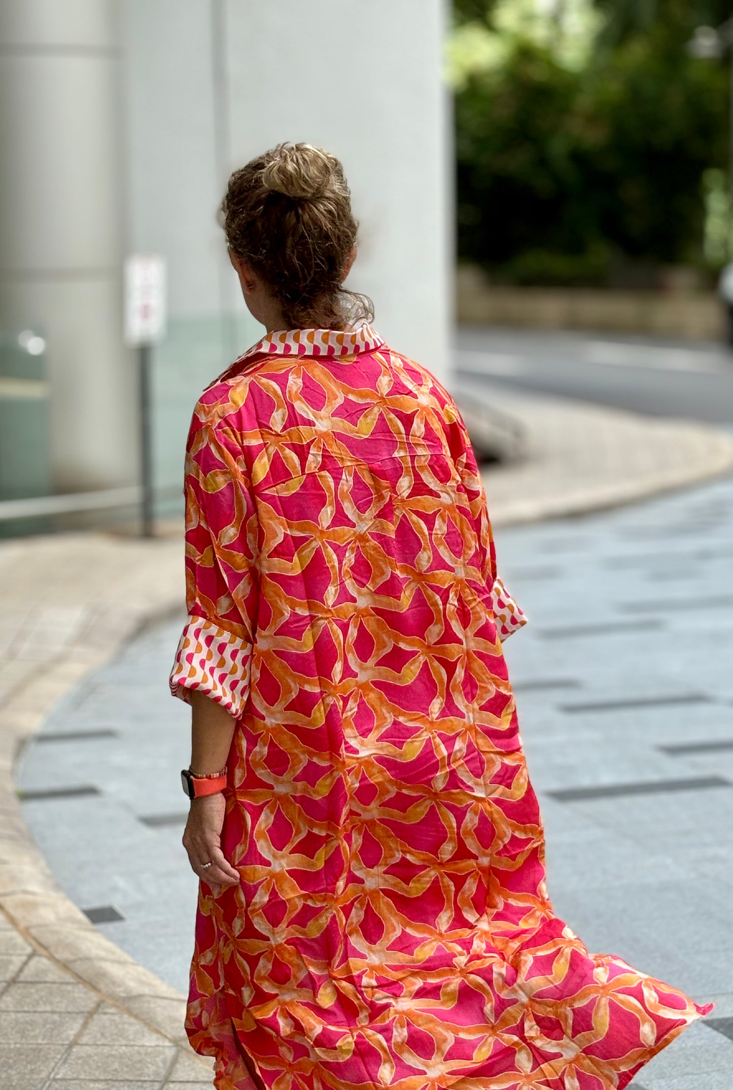 summer dress; beach dress; shirt dress ; casual dress ;cotton dress ;everyday dress; midi dress; viscos dress ;colorful dress ; relax dress; comfortable dress; sustainable fashion ; slow fashion; eco friendly