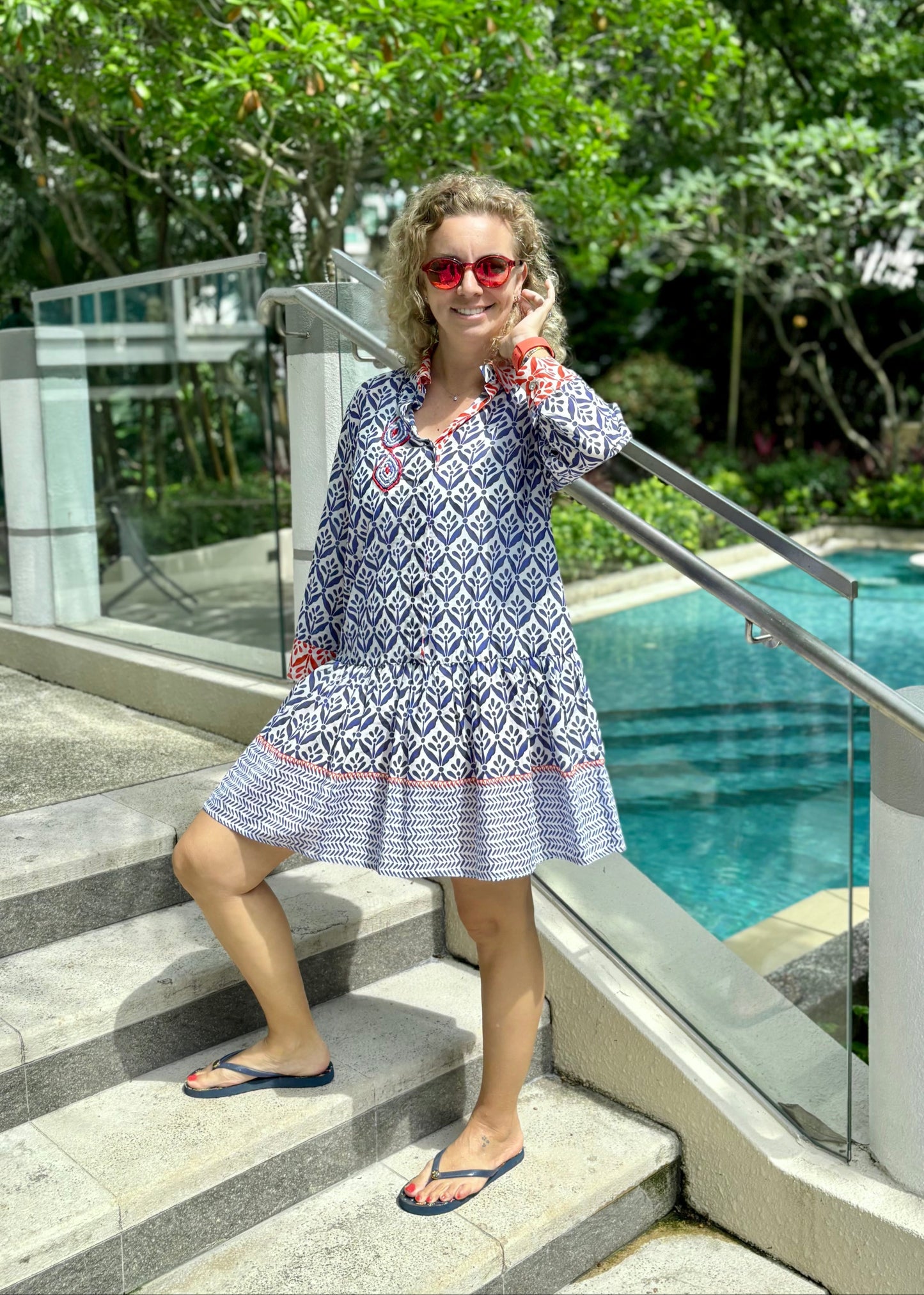 summer dress; beach dress; shirt dress ; casual dress ;cotton dress ;everyday dress; midi dress; viscos dress ;colorful dress ; relax dress; comfortable dress; sustainable fashion ; slow fashion; eco friendly
