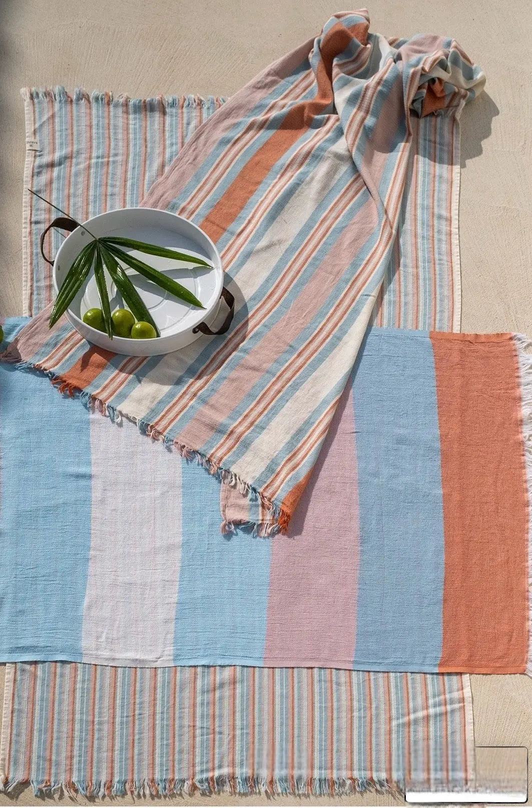 Punto Stripe Pestemal Turkish Towels, Turkish Towel; Beach Towel; Cotton Towel ;Lightweight Towel ; Travel Towel ; Quick-dry towel ; Soft Towel ;Absorbent Towel ; Fun Design Towel ; Colorful Towel ;Pestemal