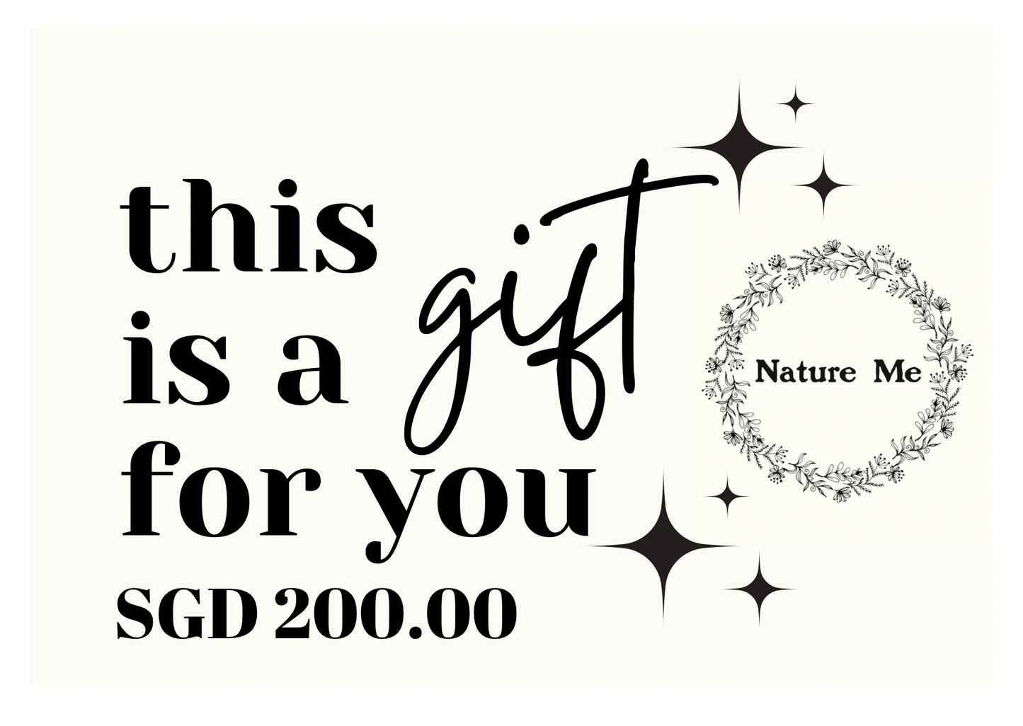 Nature Me Gift Card