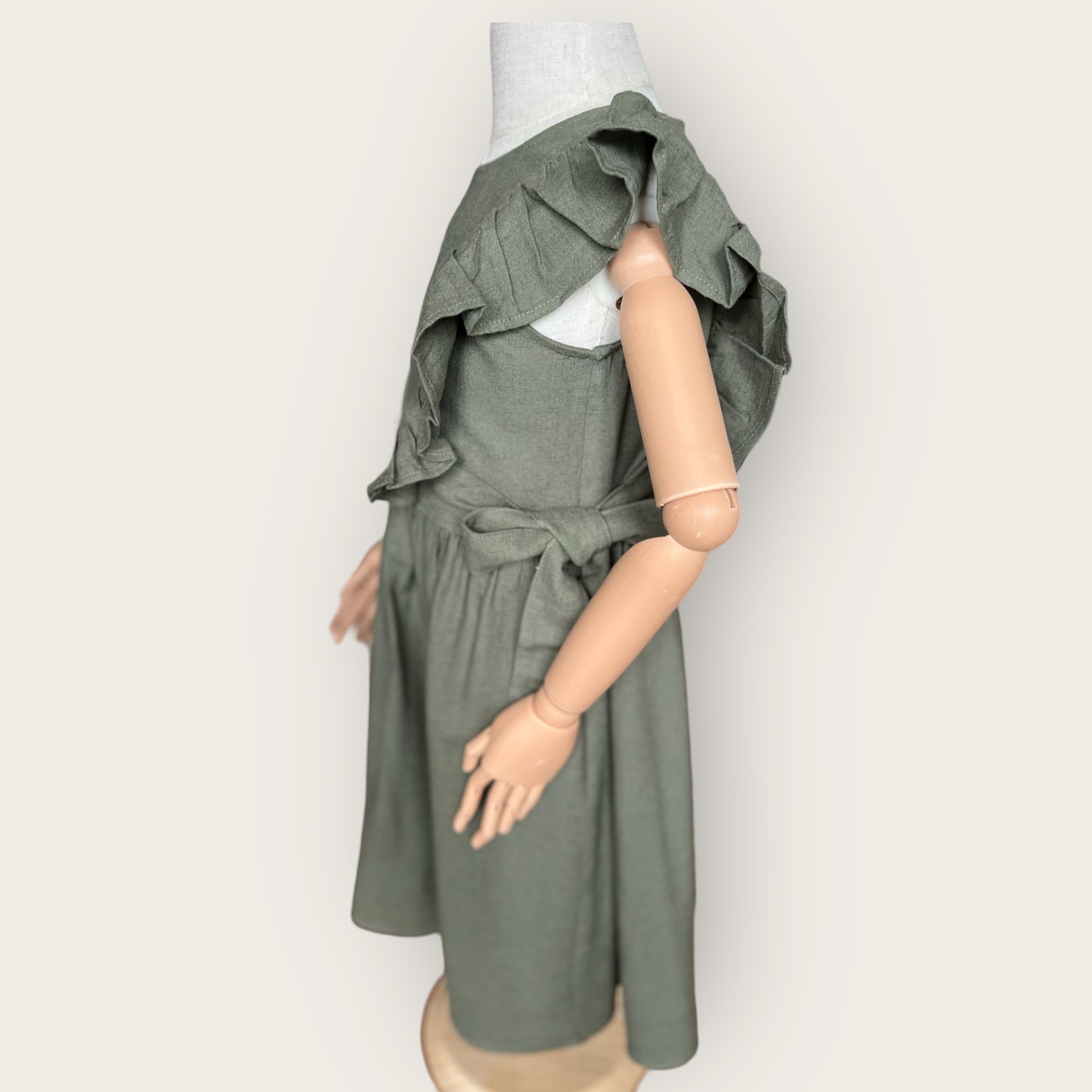Linen Girls Dress; organic kids collection ; linen ; sustainable fashion ; natural clothing ; fancy kids clothes ; organic dress ; organic baby clothes ; cotton baby clothes ; baby clothes ; clothes for boys ; clothes for girls ;onesies ; baby one piece