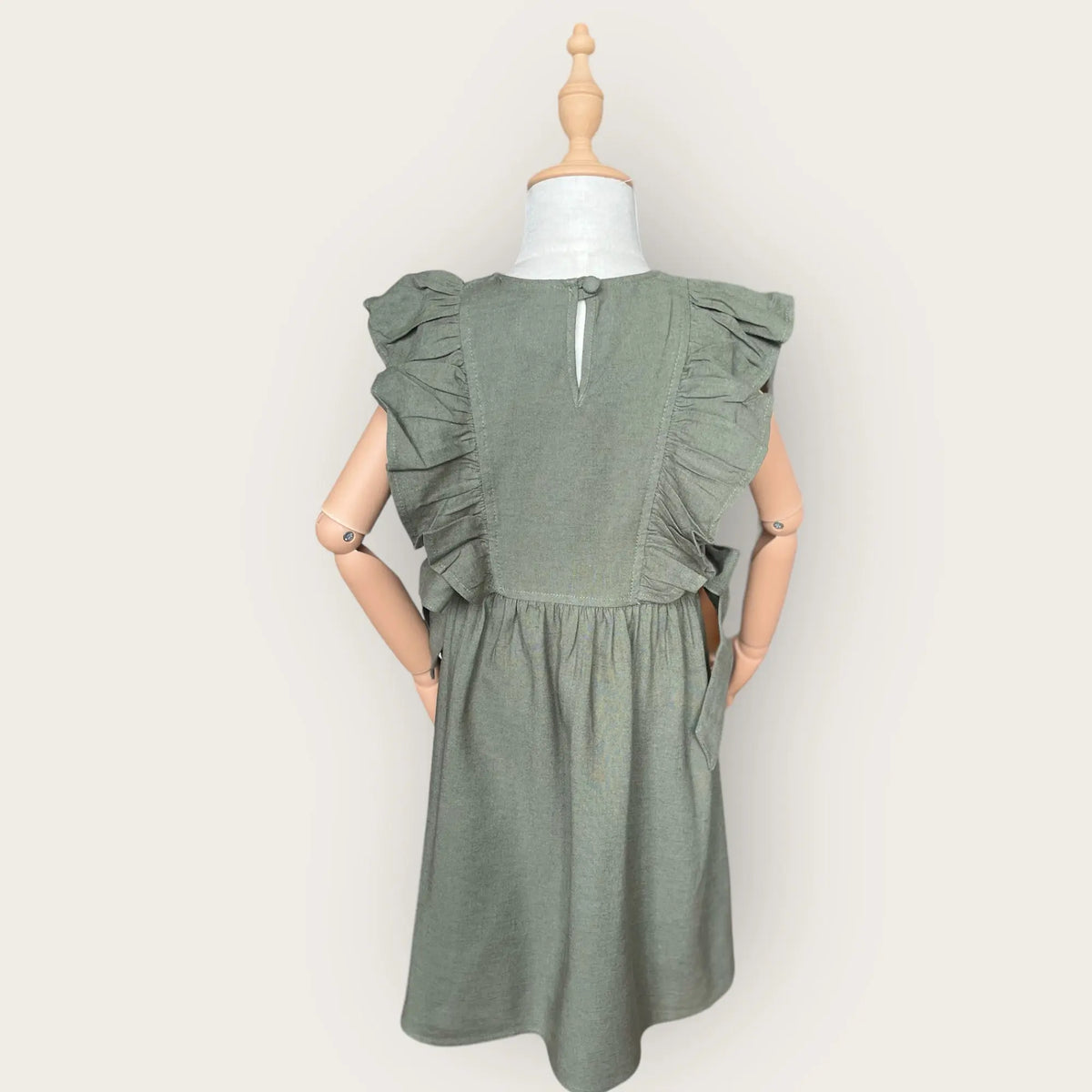 Linen Girls Dress; organic kids collection ; linen ; sustainable fashion ; natural clothing ; fancy kids clothes ; organic dress ; organic baby clothes ; cotton baby clothes ; baby clothes ; clothes for boys ; clothes for girls ;onesies ; baby one piece