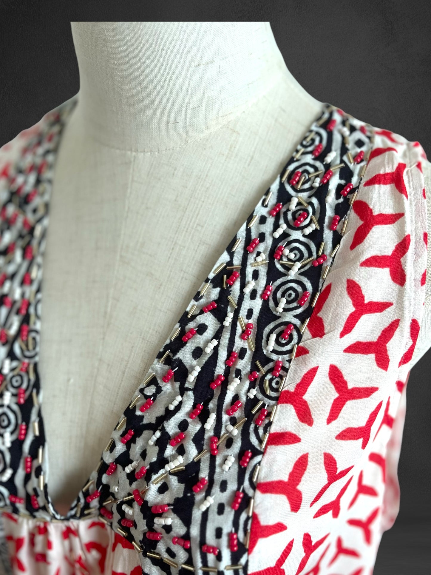 Sahmaran Midi Dress Red