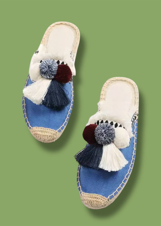 sandals; beach style ; resort style ; holiday style ; boho style ; espadrills ; boho espadrills; casula slippers ; fancy slippers ; comfortable slippers