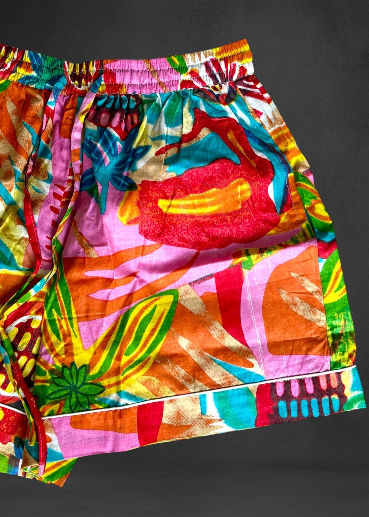 Cotton Block print Pyjamas Short ; Color POP