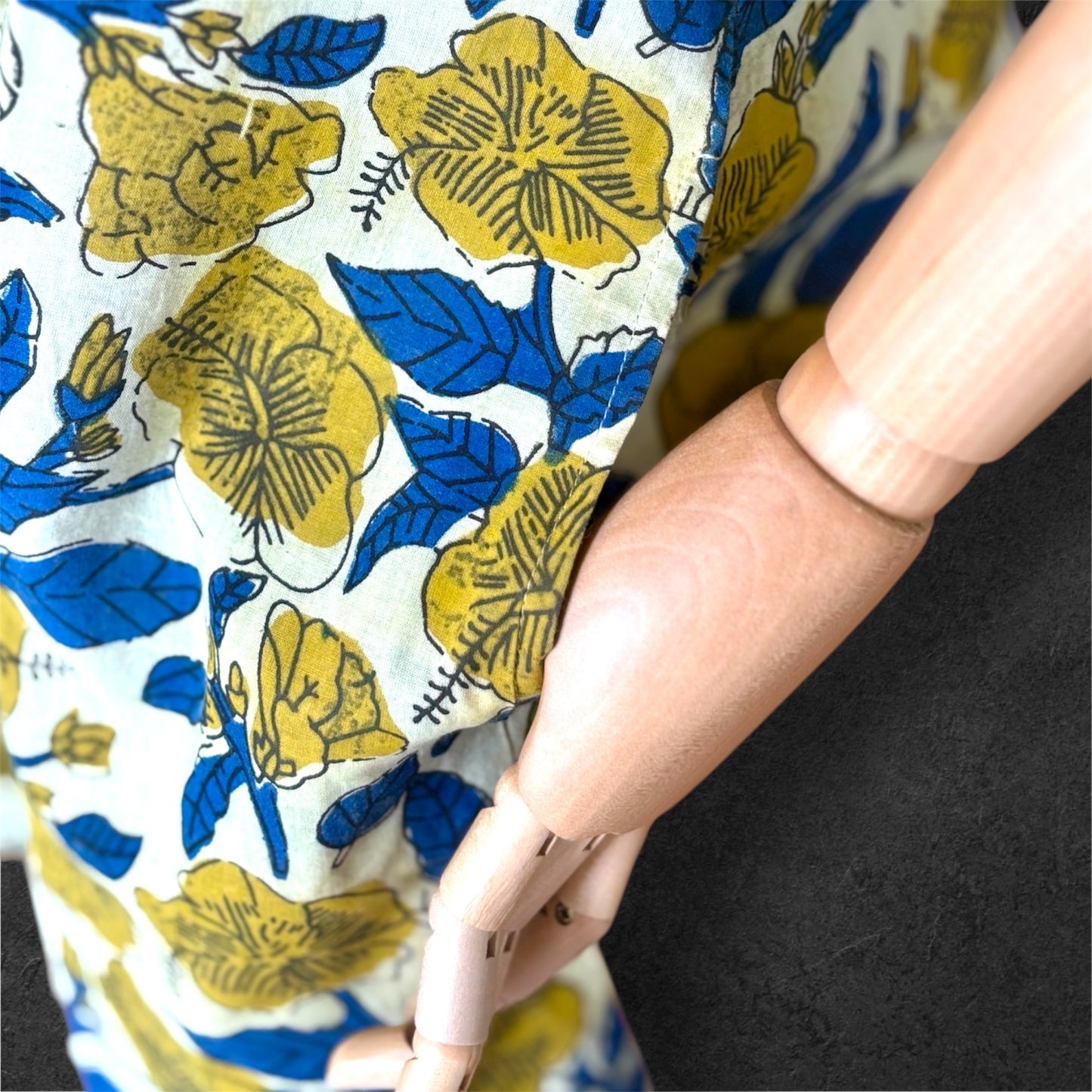 block print Cotton Shirt Dress