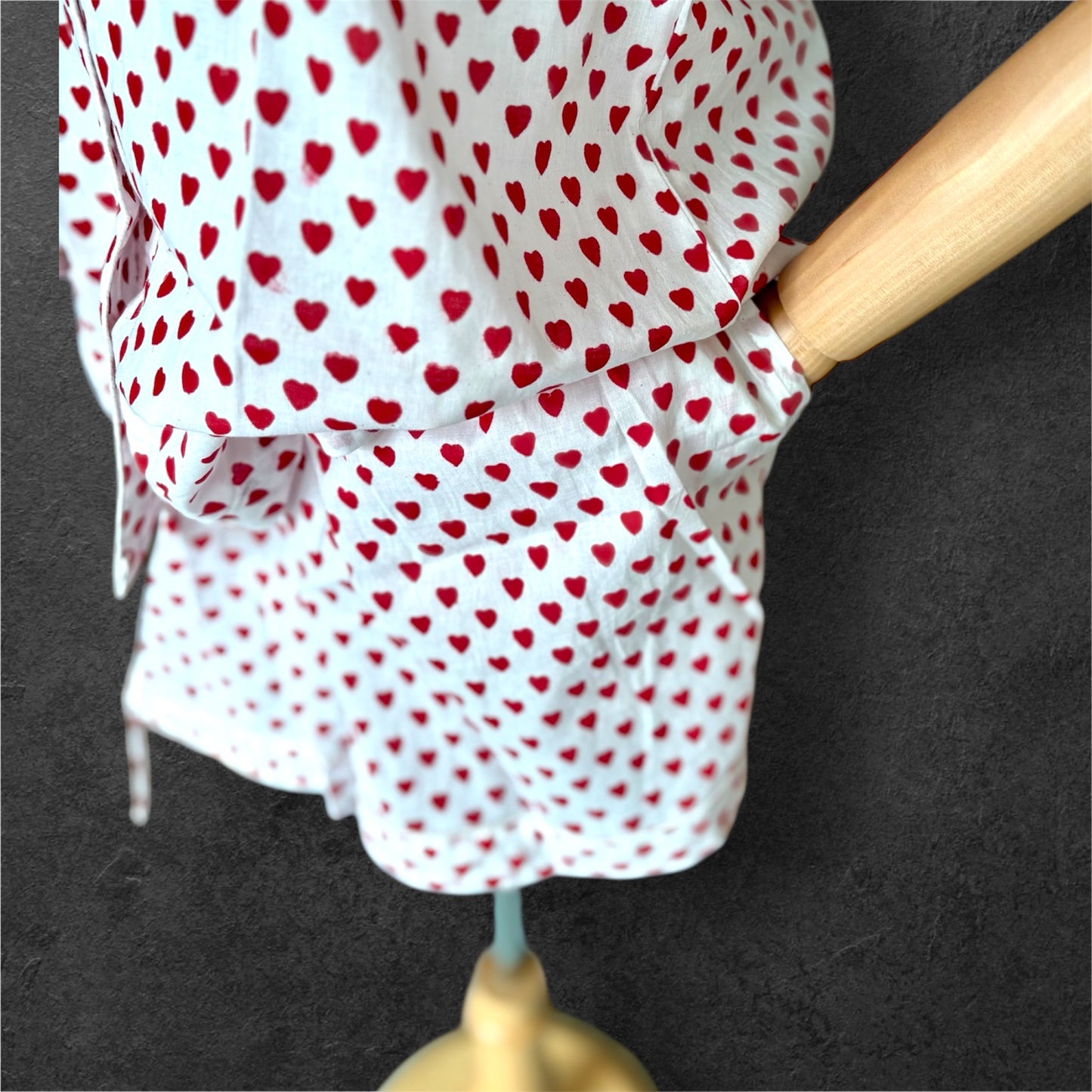 block print pyjamas; cotton pyjamas; indian pyjamas; short sleeve pyjamas