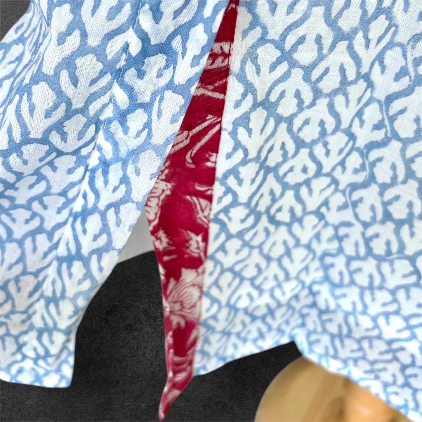 Block Print Cotton Shirt Dress;Casual Dress; Summer Dress