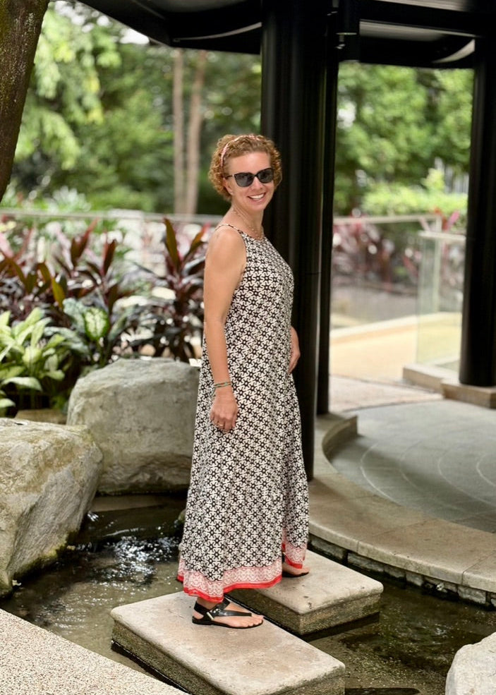 cotton silk; everyday dress; beach dress; holiday dress; resort dress; maxi dress; comfortable dress; comfiy dress; bohem dress; 