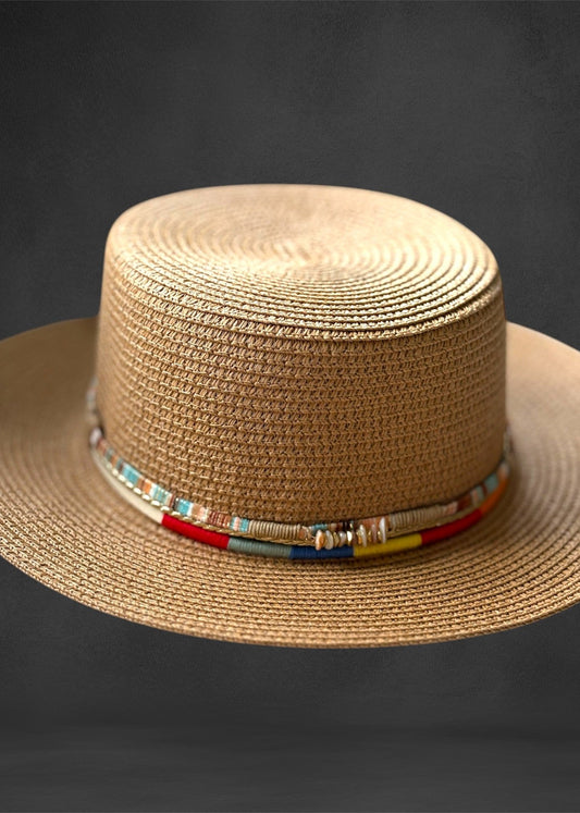 straw hat; bohemian Hat; Ladies Hat