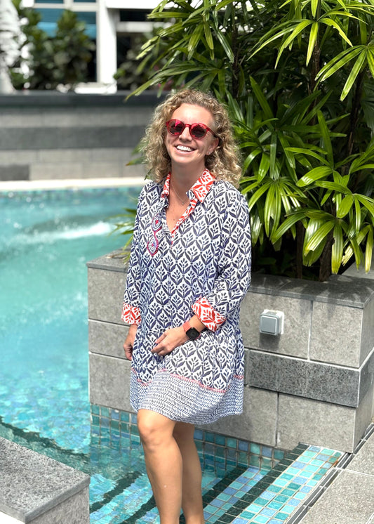 beach dress; resort dress; cotton dress; bohem dress summer dress; beach dress; shirt dress ; casual dress ;cotton dress ;everyday dress; midi dress; viscos dress ;colorful dress ; relax dress; comfortable dress; sustainable fashion ; slow fashion; eco fr