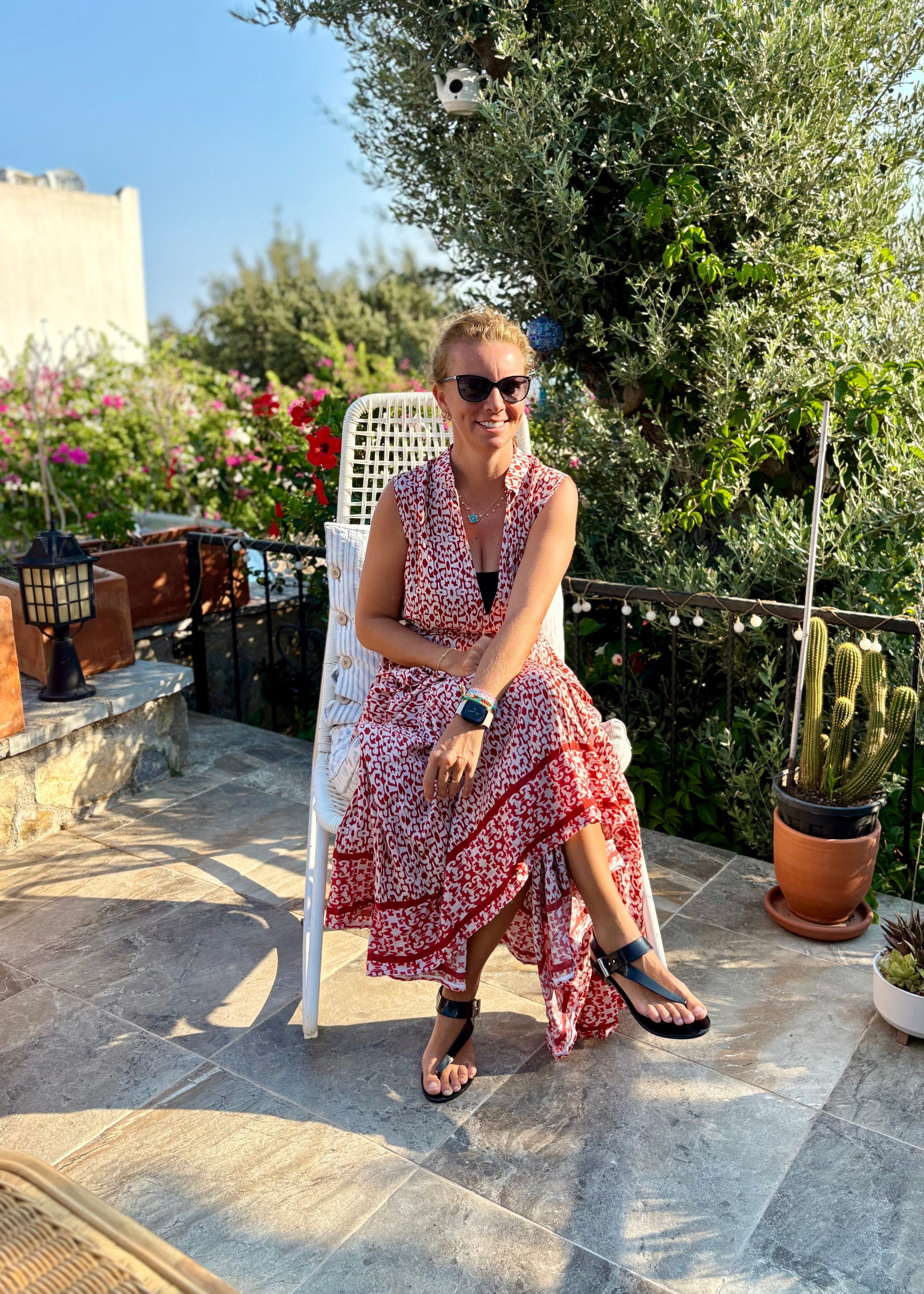 maxi dress sustainable Wrap Linen Maxi Dress