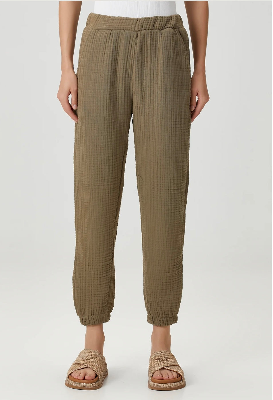 cotton trousers; muslin pants ; natural clothing