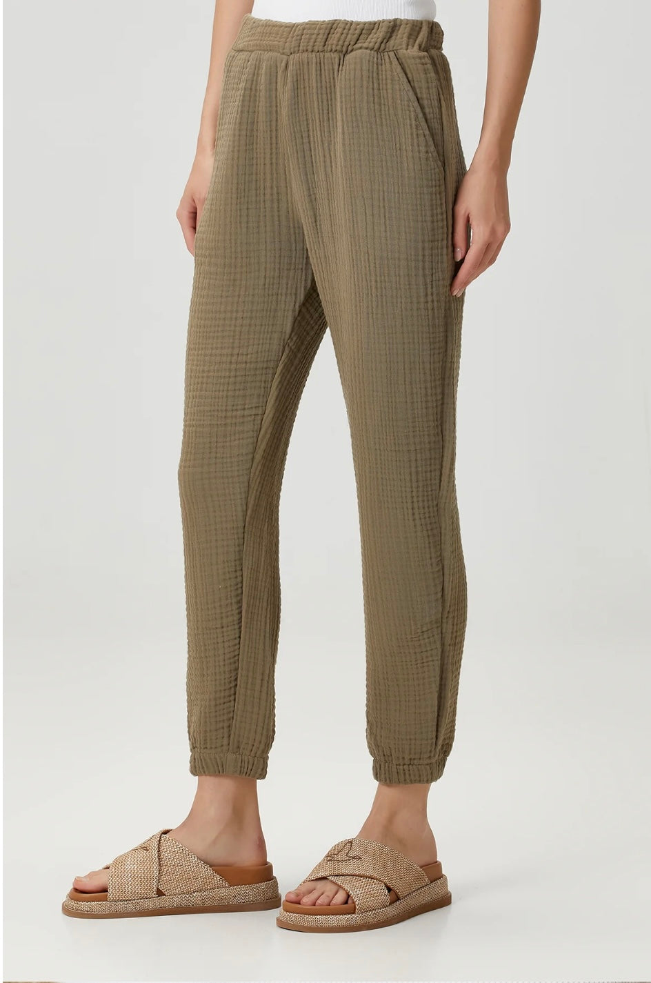 cotton trousers; muslin pants ; natural clothing