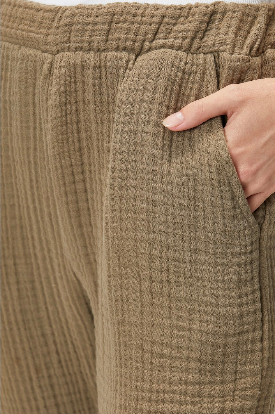 cotton trousers; muslin pants ; natural clothing