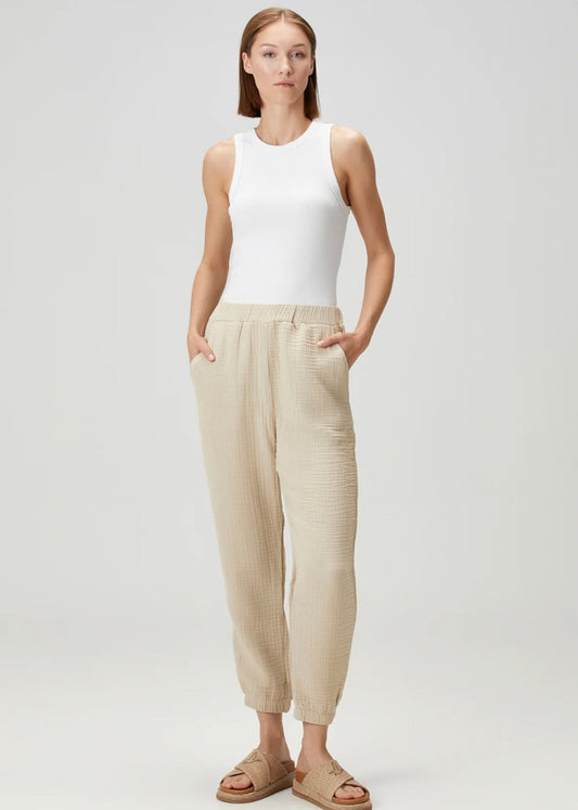 cotton trousers; muslin pants ; natural clothing