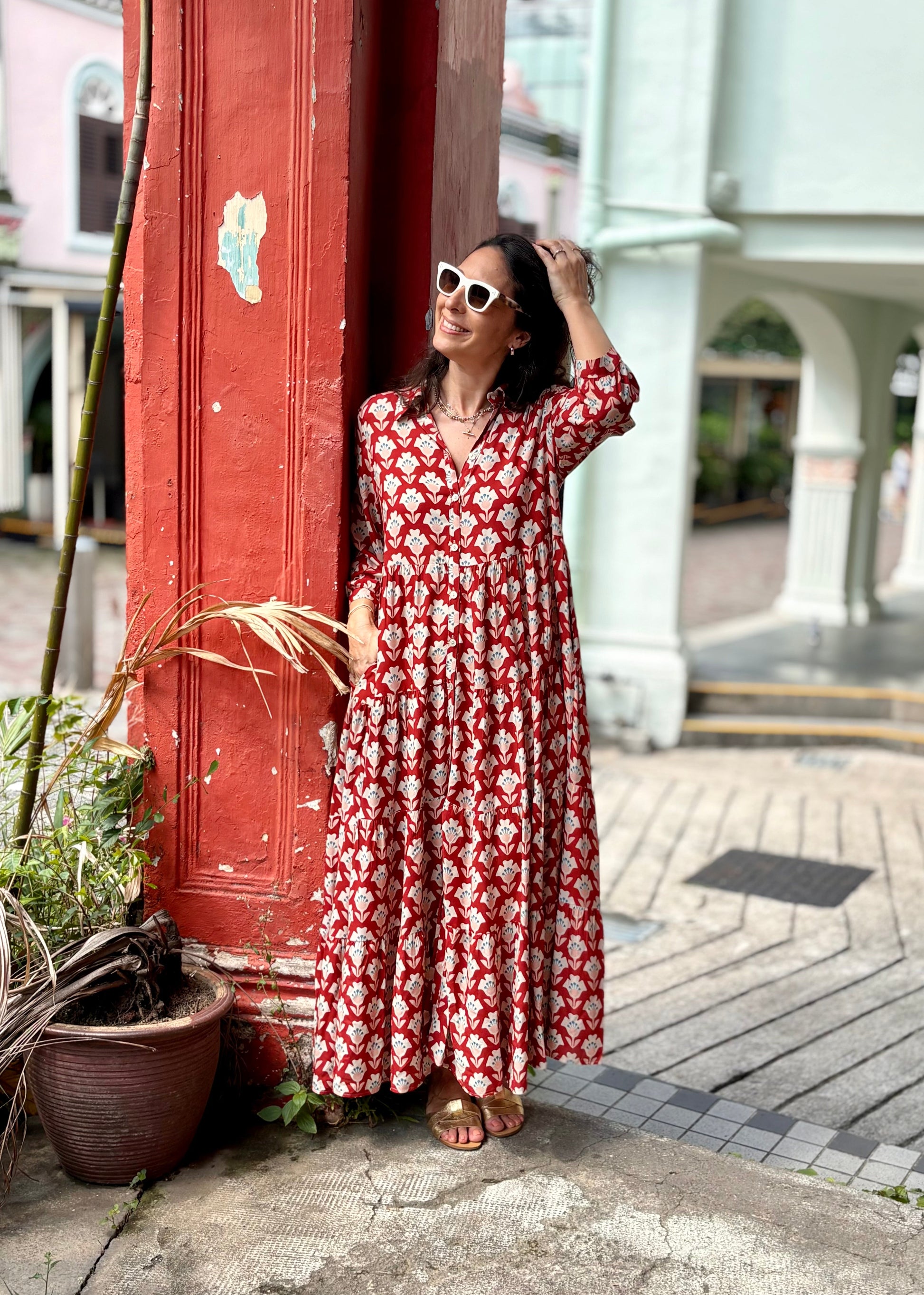 maxi dress; cotton maxi dress; cotton silk; everyday dress; beach dress; holiday dress; resort dress; dress; comfortable dress; comfiy dress; bohem dress;