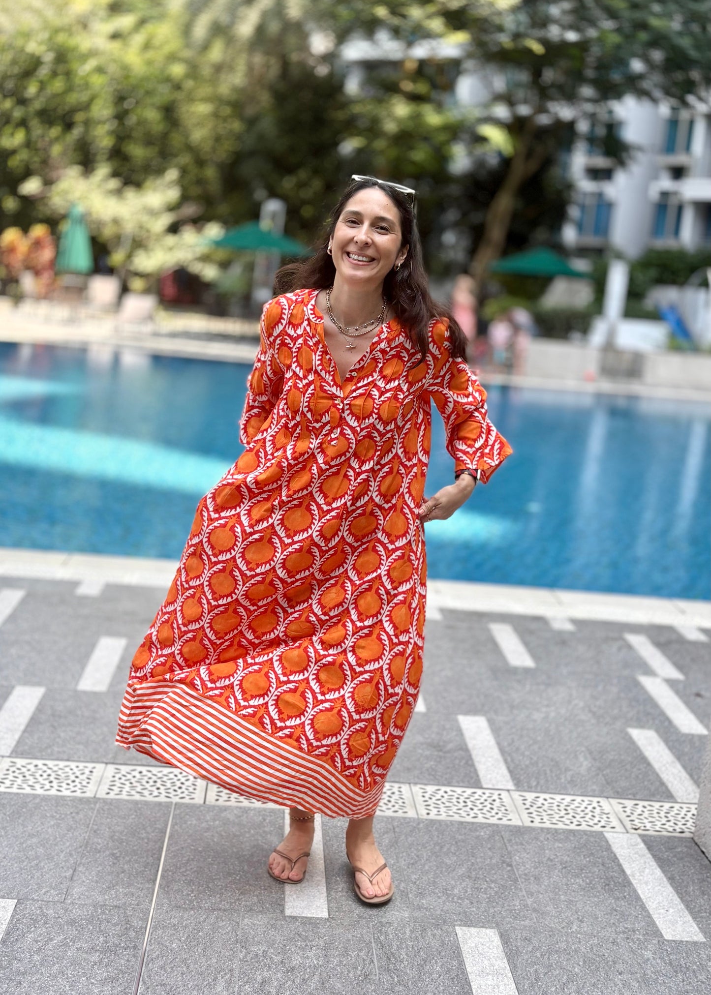 cotton silk; everyday dress; beach dress; holiday dress; resort dress; maxi dress; comfortable dress; comfiy dress; bohem dress; 