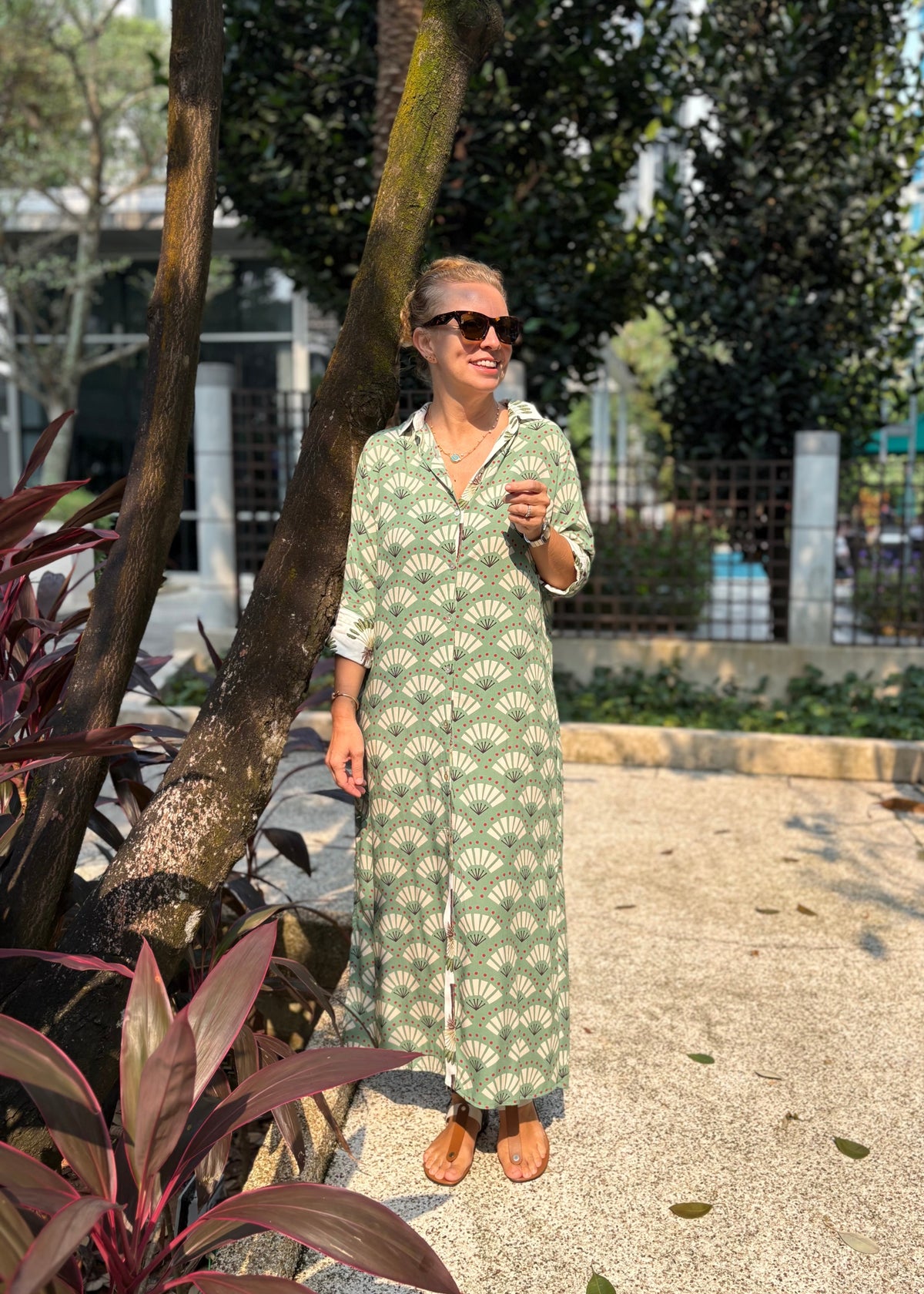 shirt dress; cotton shirt dress; turkisg cotton shirt dress; singapore dresses ; casual dress; long dress; maxi dress; comfortable dress; dress for over 50 ; dress for over 60 