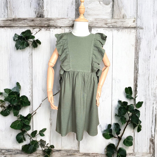 Linen Girls Dress