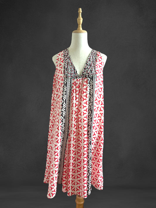 Sahmaran Midi Dress Red