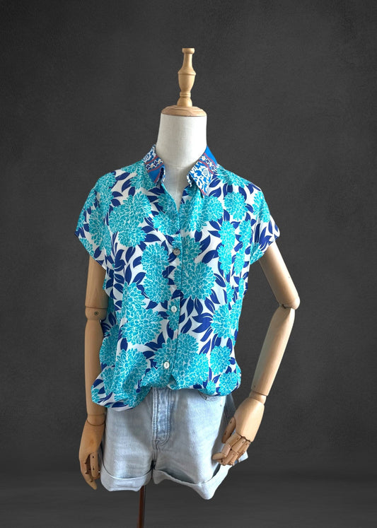 Bloom Shirt Blue