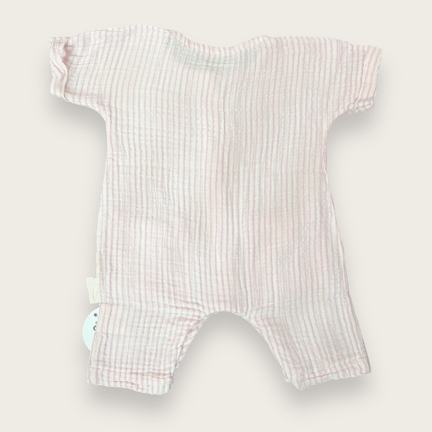 Organic Cotton Stripy Baby Onesie