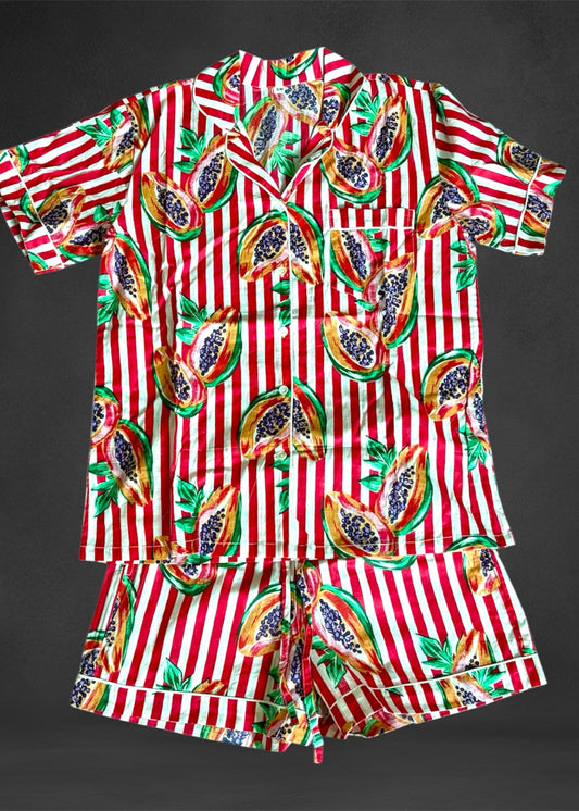 cotton pyjamas ; block print Pyjamas; short slave pyjamas