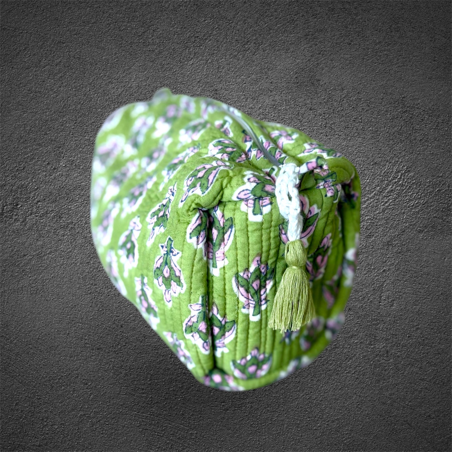 make up; block print bag; indian bag; make up pouches ; pouches ; 