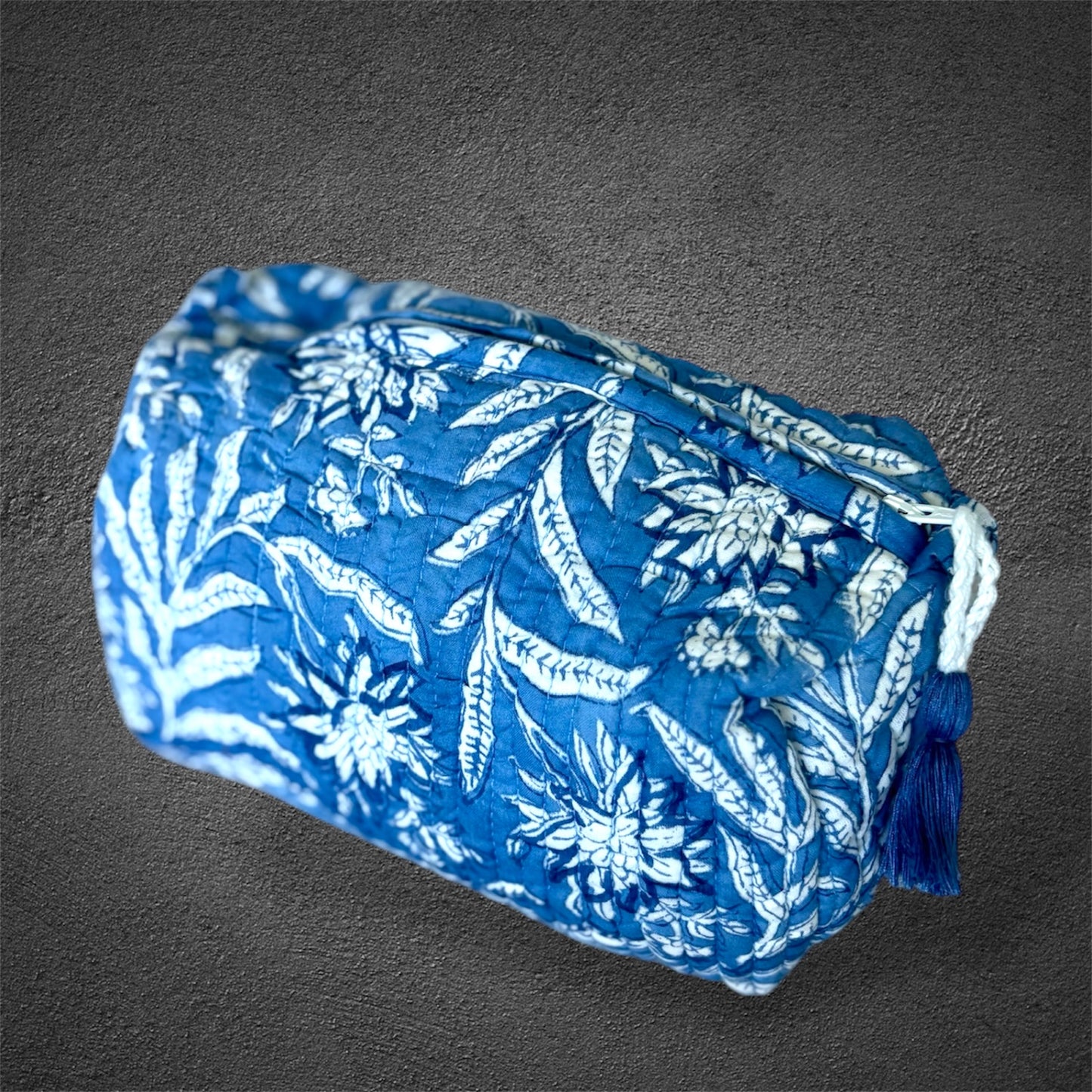 make up; block print bag; indian bag; make up pouches ; pouches ; 