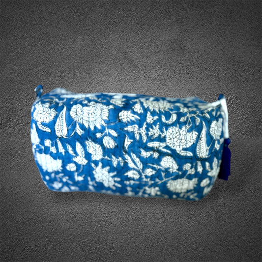 make up; block print bag; indian bag; make up pouches ; pouches ; 