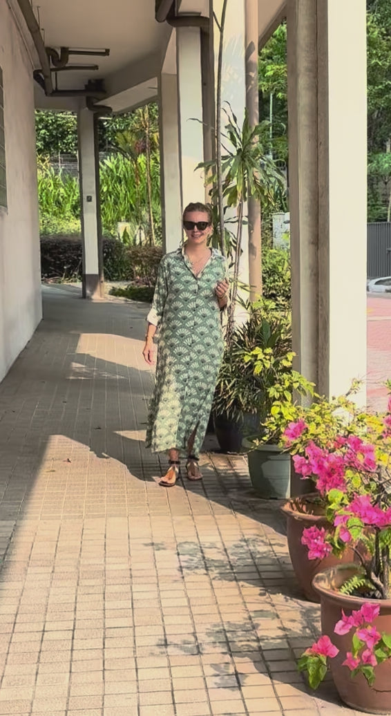 shirt dress; cotton shirt dress; turkish cotton shirt dress; singapore dresses ; casual dress; long dress; maxi dress; comfortable dress; dress for over 50 ; dress for over 60 